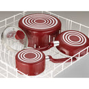 T-fal Enjoy 12 Piece Nonstick Cookware Set, Red