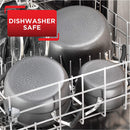 T-fal All-In-One Hard Anodized Dishwasher Safe Nonstick Cookware Set, 12-Piece, Black