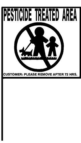 Caution Pesticide Application Signs _ Universal