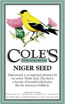 Cole's NI20 Niger Bird Seed, 20-Pound