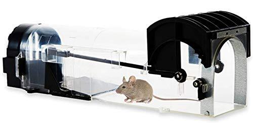 Peach Country Humane Smart Mouse Trap Live Catch and Release Plastic Automatic Rodent Mouse Live Trap- Large