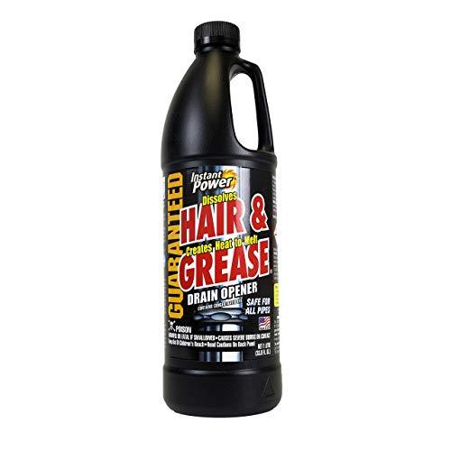 Instant Power 1969 Hair and Grease Drain Opener, 1 Liter