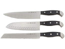 J.A. Henckels International Statement Kitchen Knife Set with Block, 12-pc, Chef Knife, Steak Knife, Bread Knife, Kitchen Knife Sharpener, Light Brown