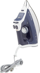 Rowenta DW8080 Professional Micro Steam Iron Stainless Steel Soleplate with Auto-Off, 1700-Watt, 400-Hole, Blue