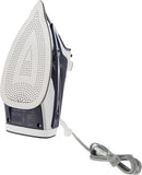 Rowenta DW8080 Professional Micro Steam Iron Stainless Steel Soleplate with Auto-Off, 1700-Watt, 400-Hole, Blue