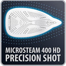 Rowenta Focus Xcel 400-holes HD Soleplate, Blue DW5260RB 1715-Watt, 12 inches, Auto Shut Off- Refurbished