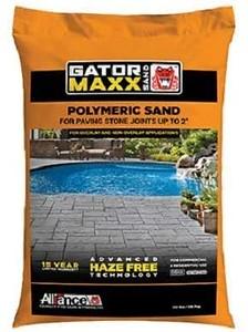 Alliance Gator Maxx Bond, Polymeric Sand, Joints up to 2", 50 lb. Bag(Slate Gray)