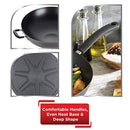 T-fal, Ultimate Hard Anodized, Nonstick 14 in. Wok, Black, , 14 Inch, Grey