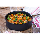 Lagostina Nera Hard Anodized Nonstick 10-Inch/12-Inch Fry Pan Cookware Set, Dishwasher Safe,Grey