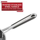 T-fal Expert Pro 12 Piece Stainless Steel Cookware Set, Dishwasher Safe
