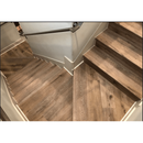 Aged Hickory Vinyl Planks Wide+ Click & Snap Builder’s Choice Pro w Mute Step Pad By Cali Bamboo 23.77 Sq. Ft.