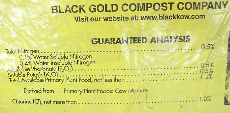 Black Kow Composted Cow Manure 1 cu. ft.