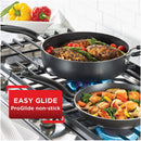 T-fal B36290 Specialty Nonstick 5 Quart Jumbo Cooker Saute Pan with Glass Lid, Black