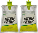 RESCUE! Outdoor Non-Toxic Disposable Big Bag Fly Trap, 2 Pack