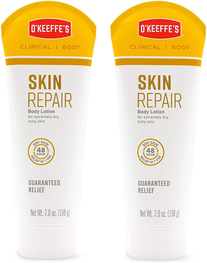 O'Keeffe's Skin Repair Body Lotion and Dry Skin Moisturizer, Tube, 7 ounce, Pack of 2
