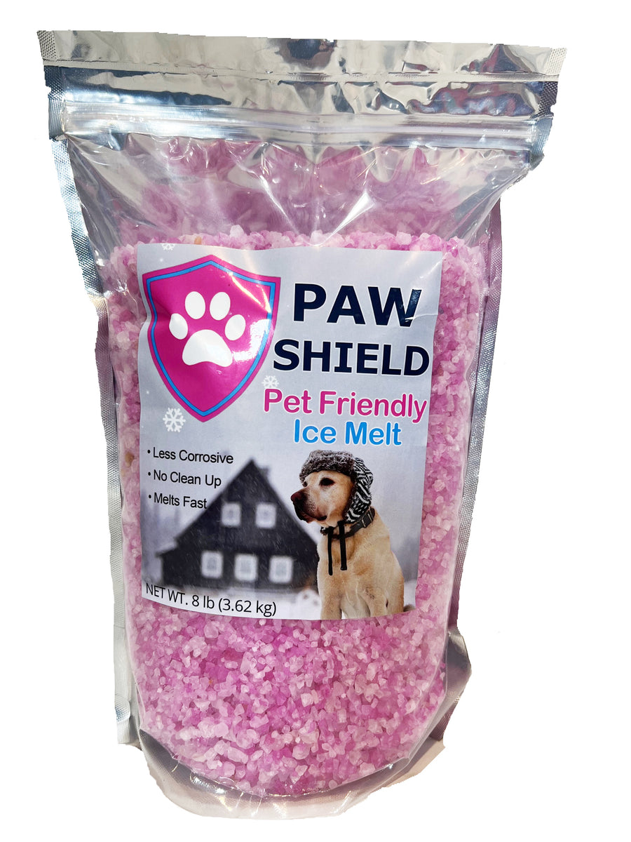 Paw Shield Pet Friendly Ice Melt (8 LB)- A Dual Acting