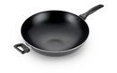 T-fal Pure Cook Nonstick 14-Inch Aluminum Wok with Helper Handle in Black